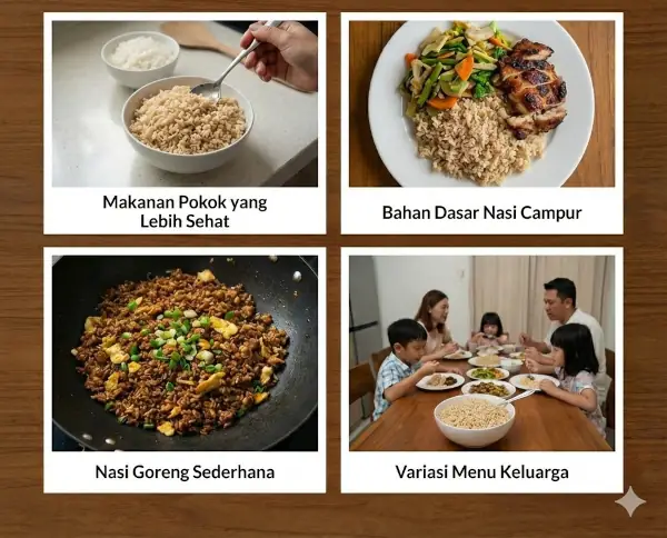 kegunaan beras merah