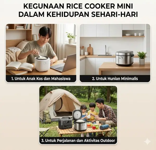 kegunaan rice cooker mini