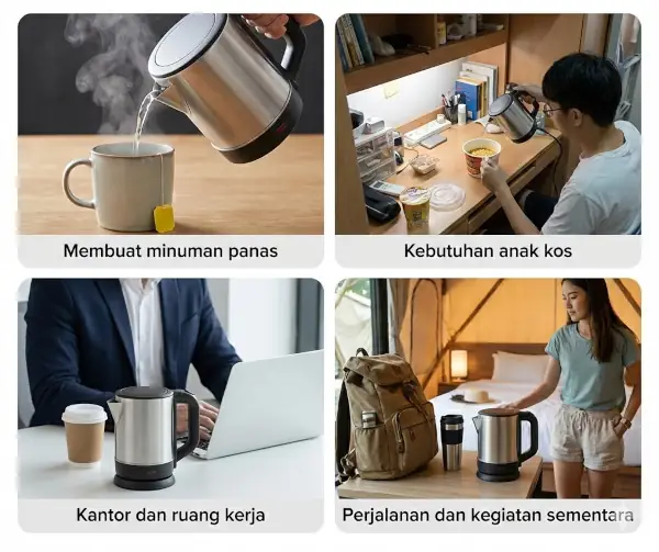 kegunaan teko listrik mini