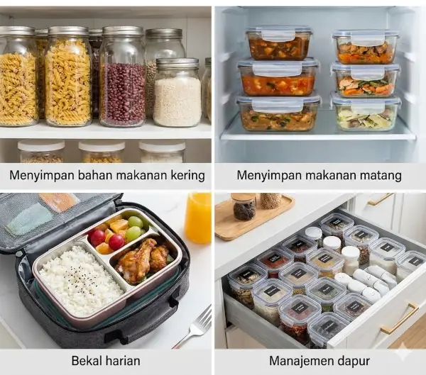 kegunaan wadah kedap udara