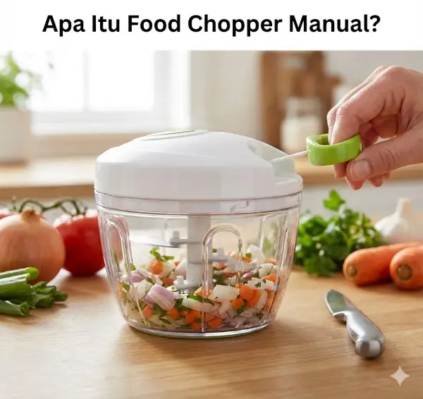 penjelasan food chopper manual