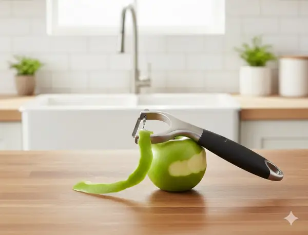 penjelasan pengupas buah