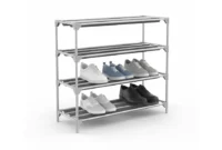 rak sepatu alumunium