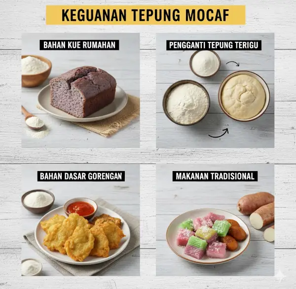 kegunaan tepung mocaf